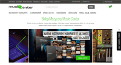 Desktop Screenshot of musiccenter.pl