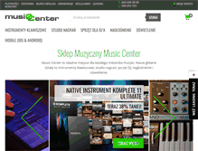 Tablet Screenshot of musiccenter.pl