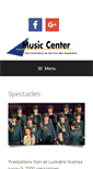 Mobile Screenshot of musiccenter.fr